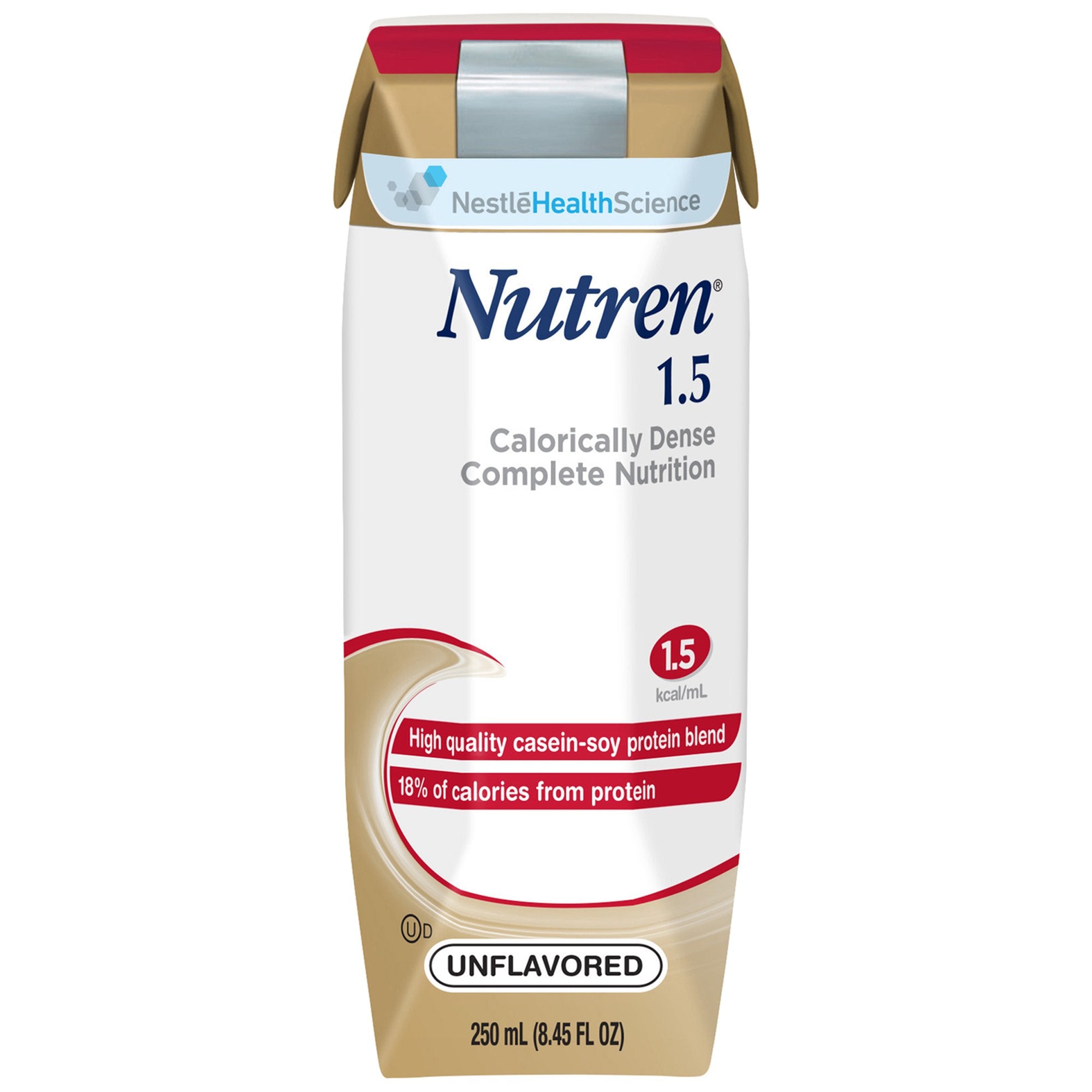Nutren 1.5 Ready to Use Tube Feeding Formula, 8.45 oz. Carton -Case of 24