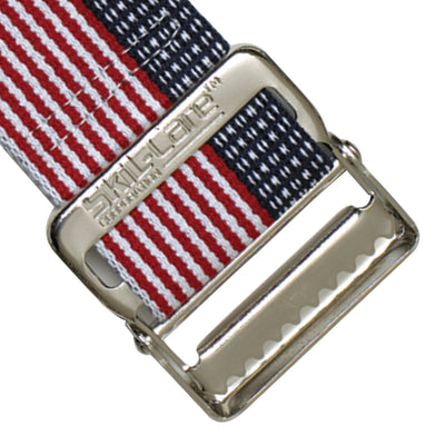 SkiL-Care Heavy-Duty Gait Belt with Metal Buckle, Stars & Stripes, 60 Inch -Each