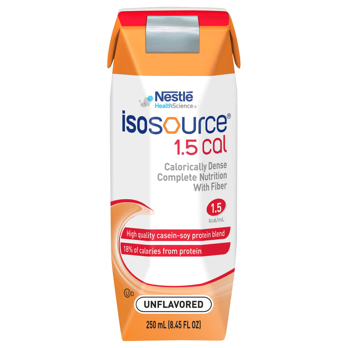 Isosource 1.5 Cal Ready to Use Tube Feeding Formula, 8.45 oz. Carton -Case of 24