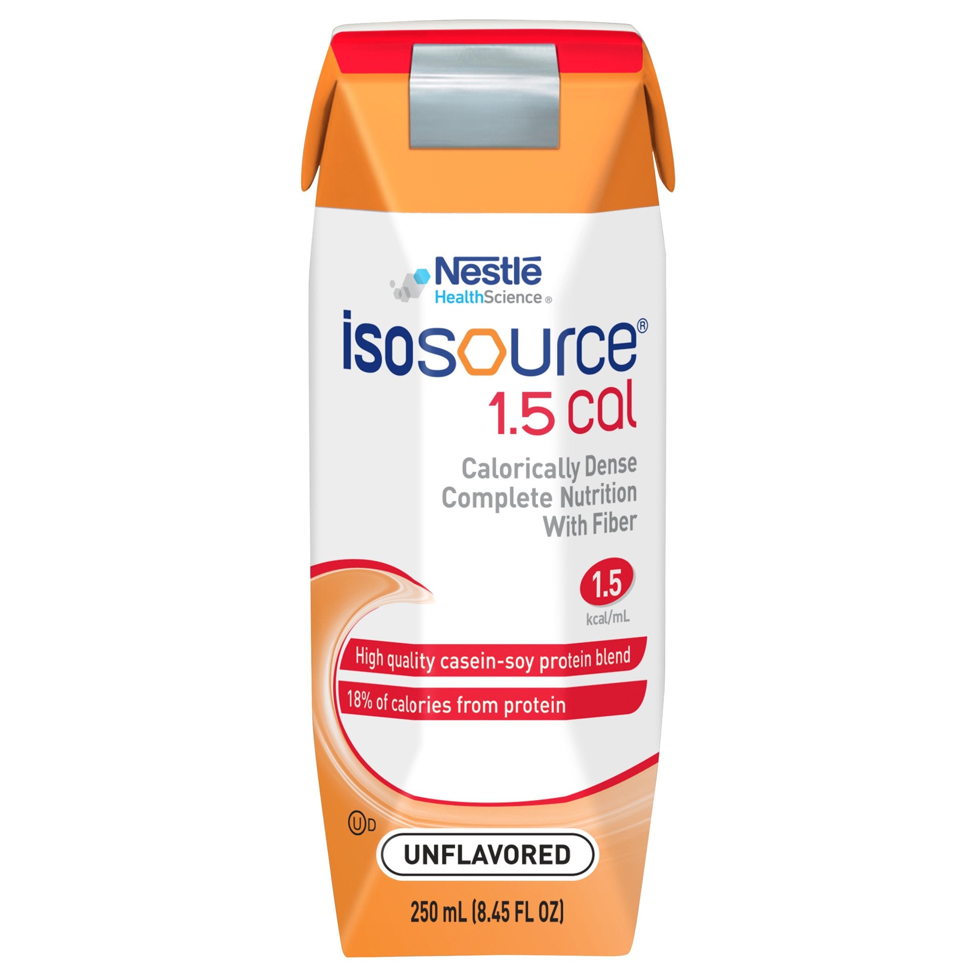 Isosource 1.5 Cal Ready to Use Tube Feeding Formula, 8.45 oz. Carton -Case of 24