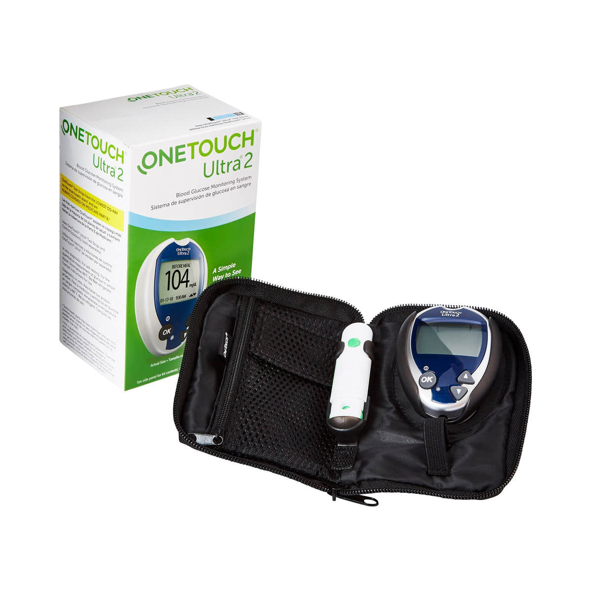 LifeScan OneTouch Ultra 2 Blood Glucose Meter 1 Count Each Product Image