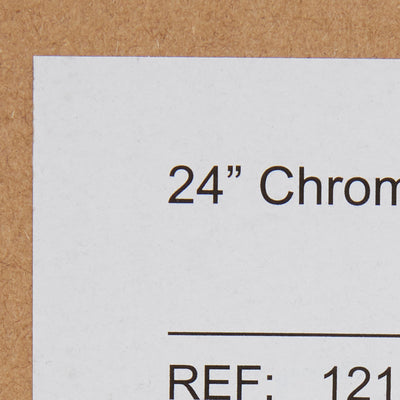 drive Knurled Steel Wall Grab Bar, Chrome, 24 Inch -Box of 3