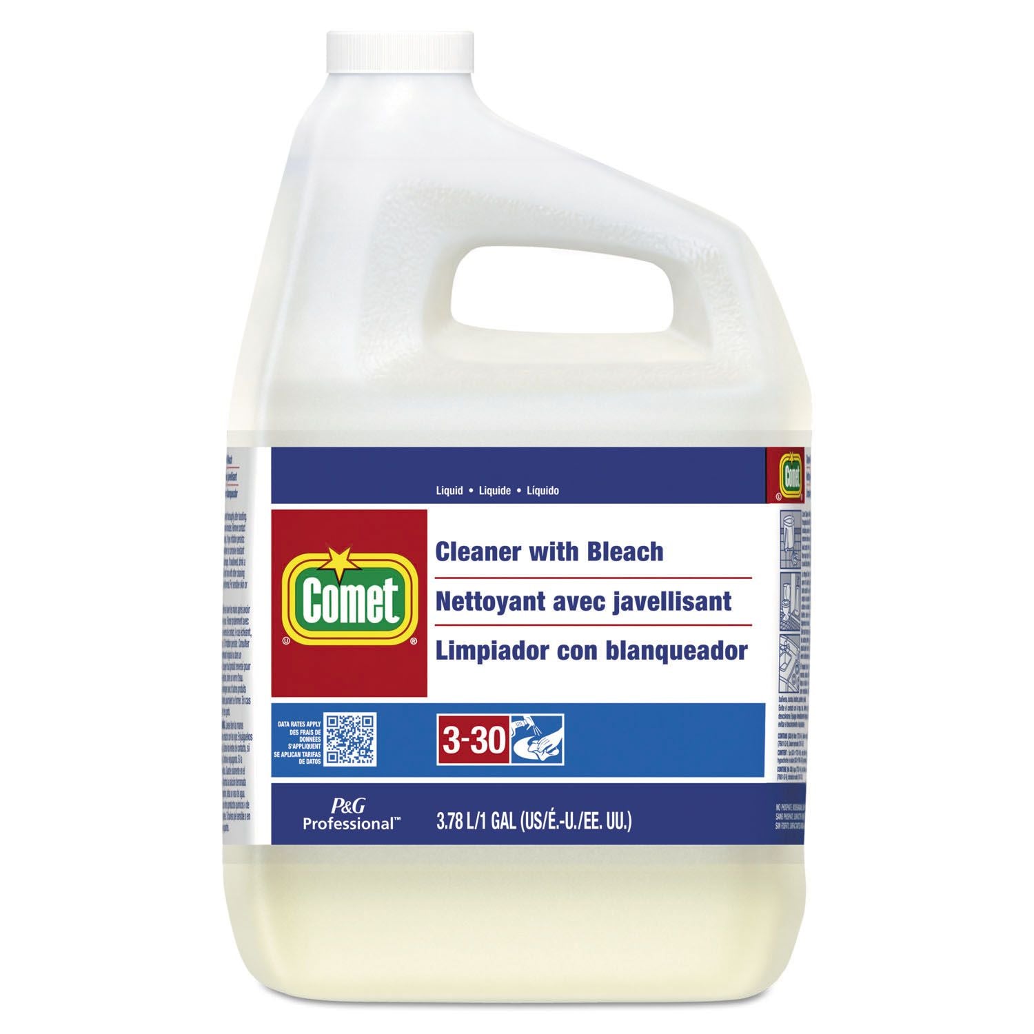 Comet w/Bleach Surface Disinfectant Cleaner -Case of 3