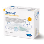 Zetuvit Plus Silicone Border Super Absorbent Dressing, 7 x 7 Inch -7 X 7 Inch