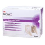 3M Coban 2 Self Adherent / Pull On Closure 2 Layer Compression Bandage System - 993482_BX - 3