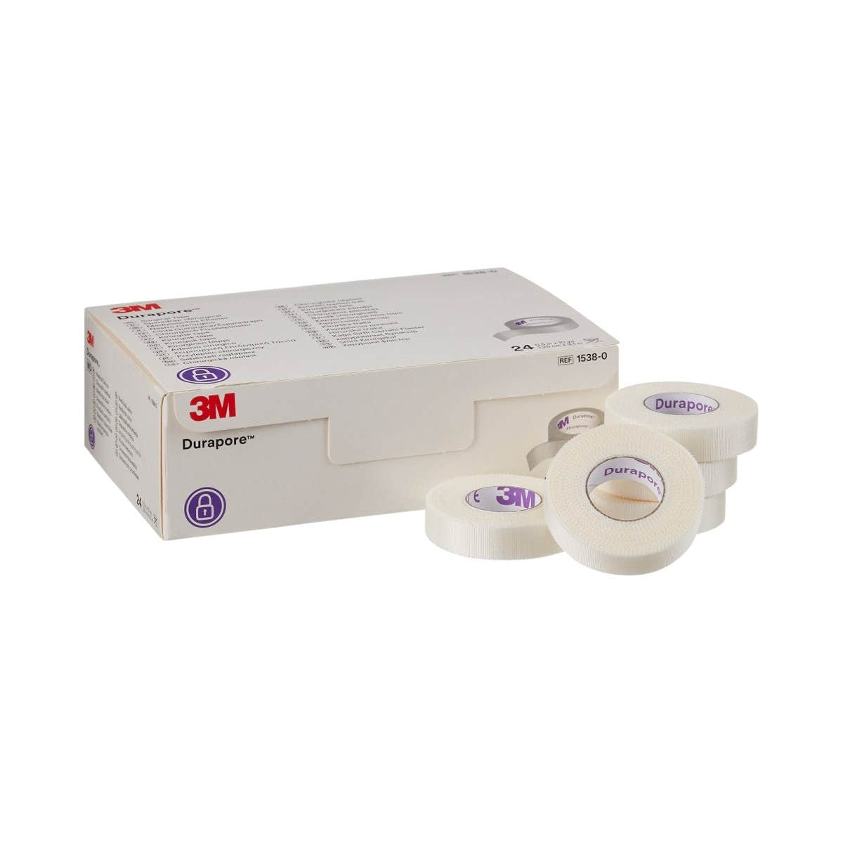 3M Durapore Silk Like Cloth Medical Tape - 5774_BX - 2