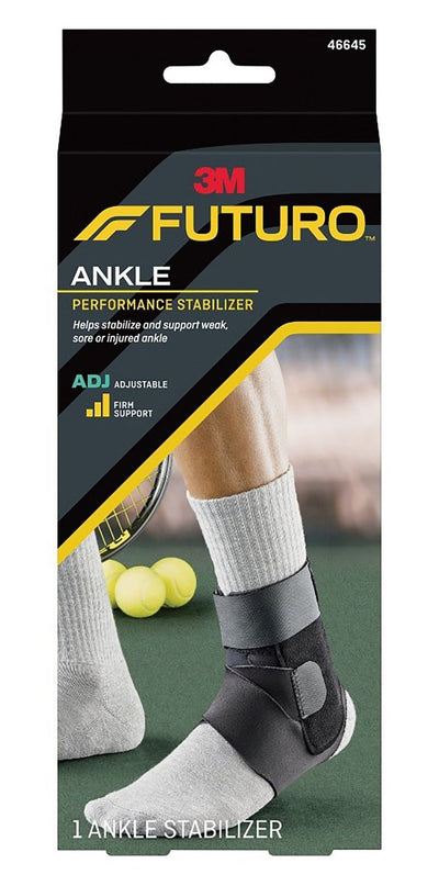 3M Futuro Ankle Performance Stabilizer, Adjustable, Adult, Black - 971901_EA - 1