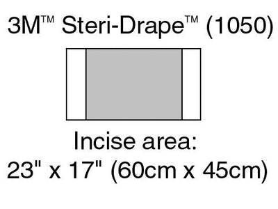 3M Steri Drape Sterile Large Incise Surgical Drape - 5721_BX - 1