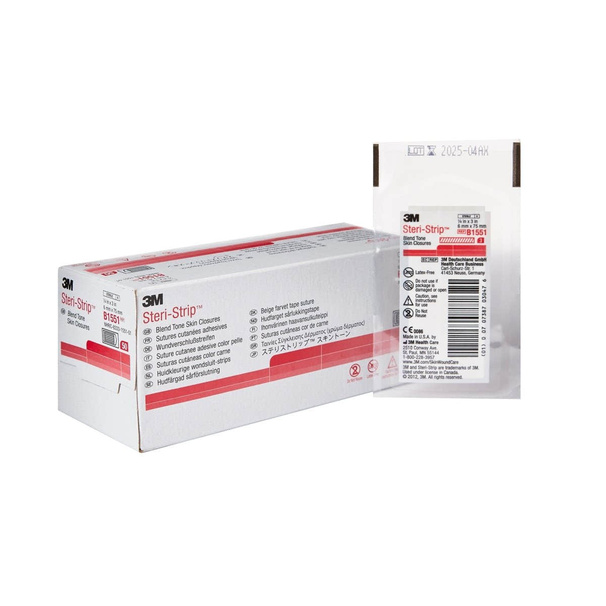 3M Steri Strip Blend Tone Skin Closures - 5786_BX - 1