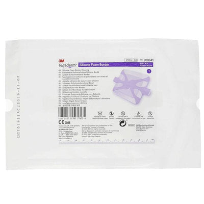 3M Tegaderm with Border Film Backing Silicone Foam Dressing - 1079670_CS - 20