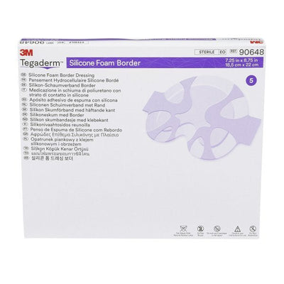 3M Tegaderm with Border Film Backing Silicone Foam Dressing - 1078889_BX - 13