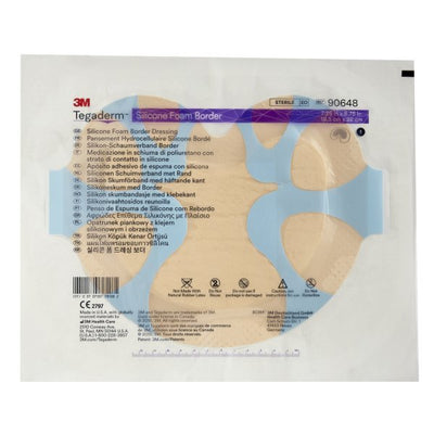 3M Tegaderm with Border Film Backing Silicone Foam Dressing - 1078889_EA - 14