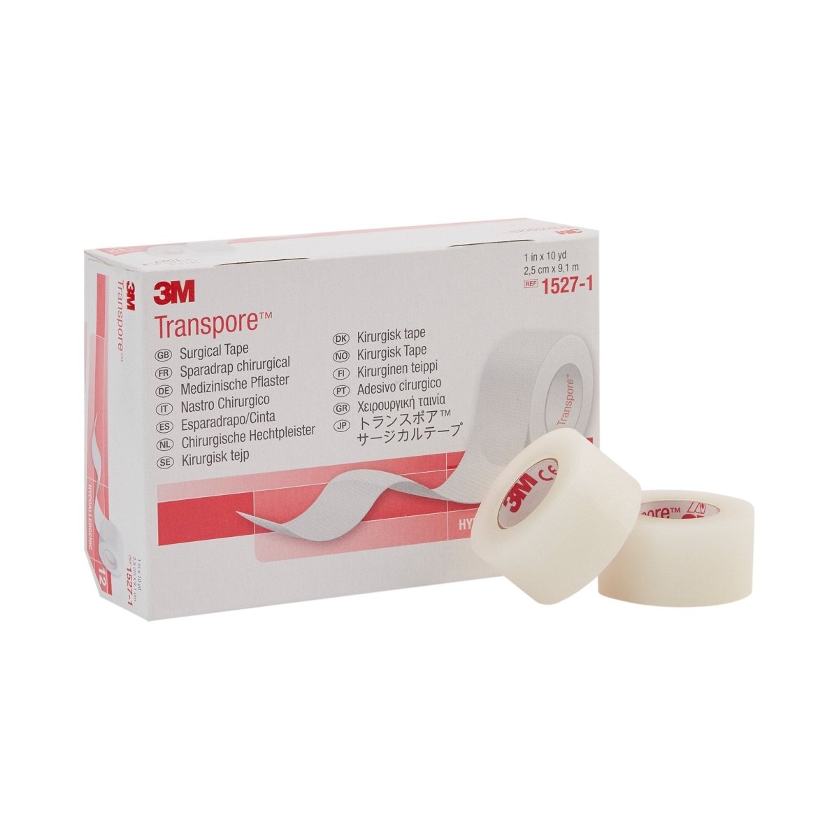 3M Transpore Plastic Medical Tape - 5762_BX - 2