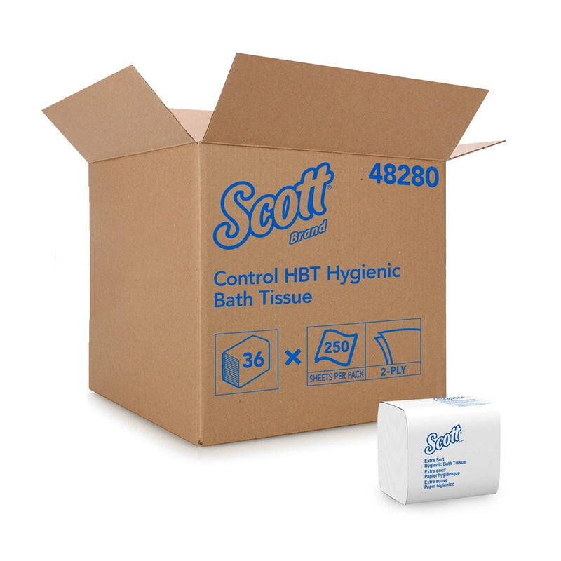 Scott Control Hygienic High-Capacity Toilet Tissue -Case of 36