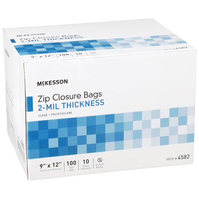 McKesson Zip Closure Bag, 9 X 12 Inches -Bag of 1
