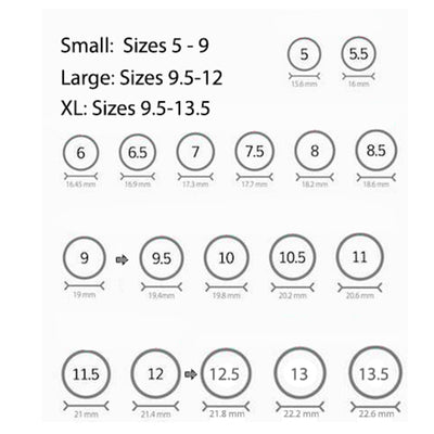 Prevention circul+ Wellness Monitor Ring, Large -Each