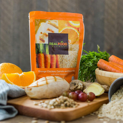 Real Food Blends Pureed Food Blends, Variety Pack, 9.4 oz. Ready-to Use Pouch -Case of 12