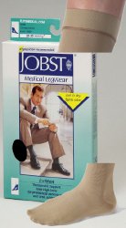 Jobst Compression Socks, Large, White -1 Pair