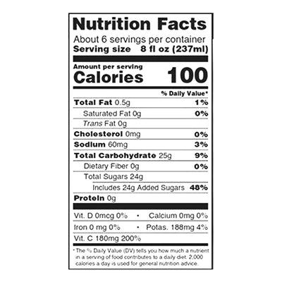 Thick & Easy Clear Nectar Consistency Thickened Beverage, Cranberry, 46 oz. Bottle -Case of 6