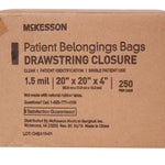 McKesson Patient Belongings Bag, White -Case of 250