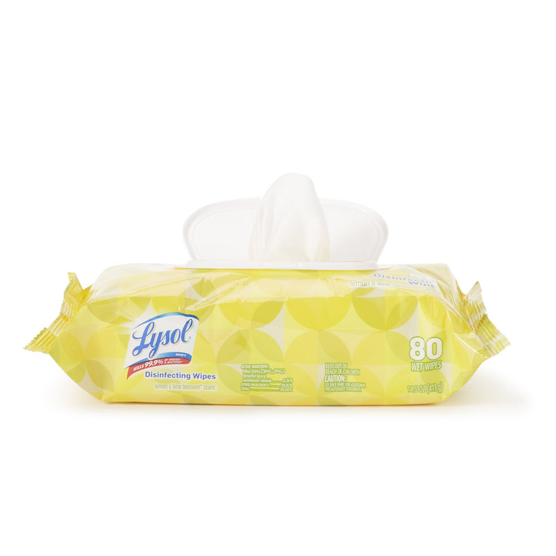 Lysol Premoistened Surface Disinfectant Wipes -Case of 6
