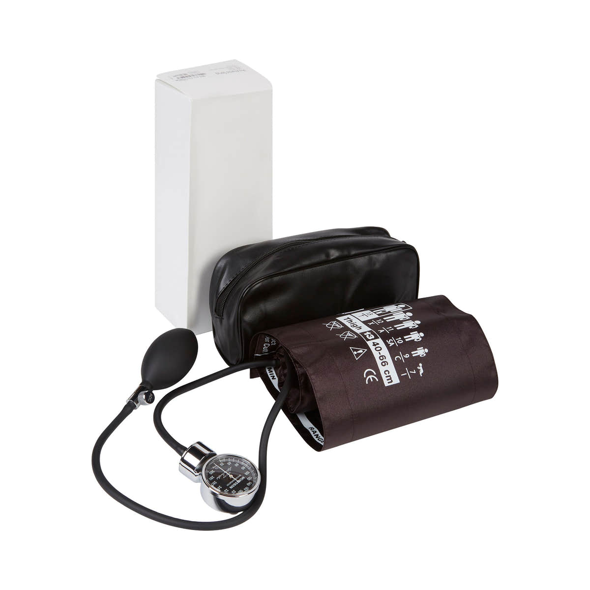 McKesson LUMEON Pocket Aneroid Sphygmomanometer, Large Cuff -Case of 12