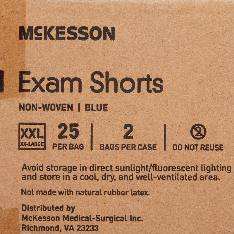 McKesson Patient Exam Shorts, 2X-Large -Bag of 25