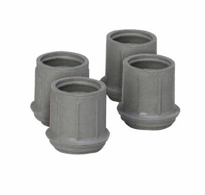 Carex Tips for Walkers and Bath Benches, Fits 1-1/8 Inch Tubing -1 Pair