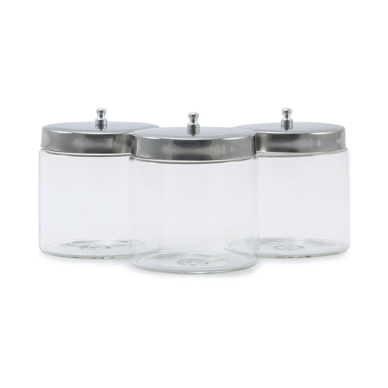 McKesson Glass Unlabeled Sundry Jar, 4 x 4 in -Box of 6