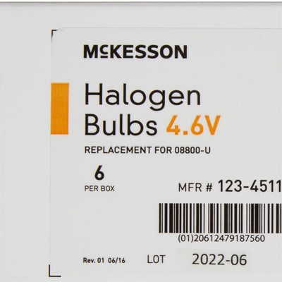 McKesson Halogen Lamp Bulb -Box of 6