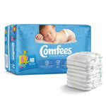 Comfees Premium Baby Diapers - (Newborn (0 to 10 lbs.) / Bag of 42)