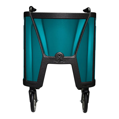 Tour Adjustable Height Folding 4 Wheel Rollator, Ocean Teal -Each