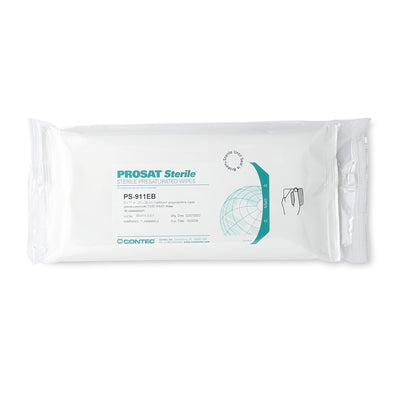 PROSAT Sterile PreSaturated Cleanroom Wipe -Case of 48