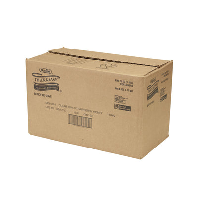 Thick & Easy Clear Honey Consistency Thickened Beverage, Kiwi Strawberry, 46 oz. Bottle -Case of 6