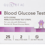 Quintet AC Blood Glucose Test Strips -Box of 1