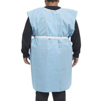 McKesson Patient Exam Gown, 3X-Large, Blue -Case of 25
