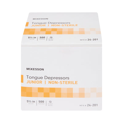 McKesson Junior Tongue Depressor Wide Blade -Box of 1