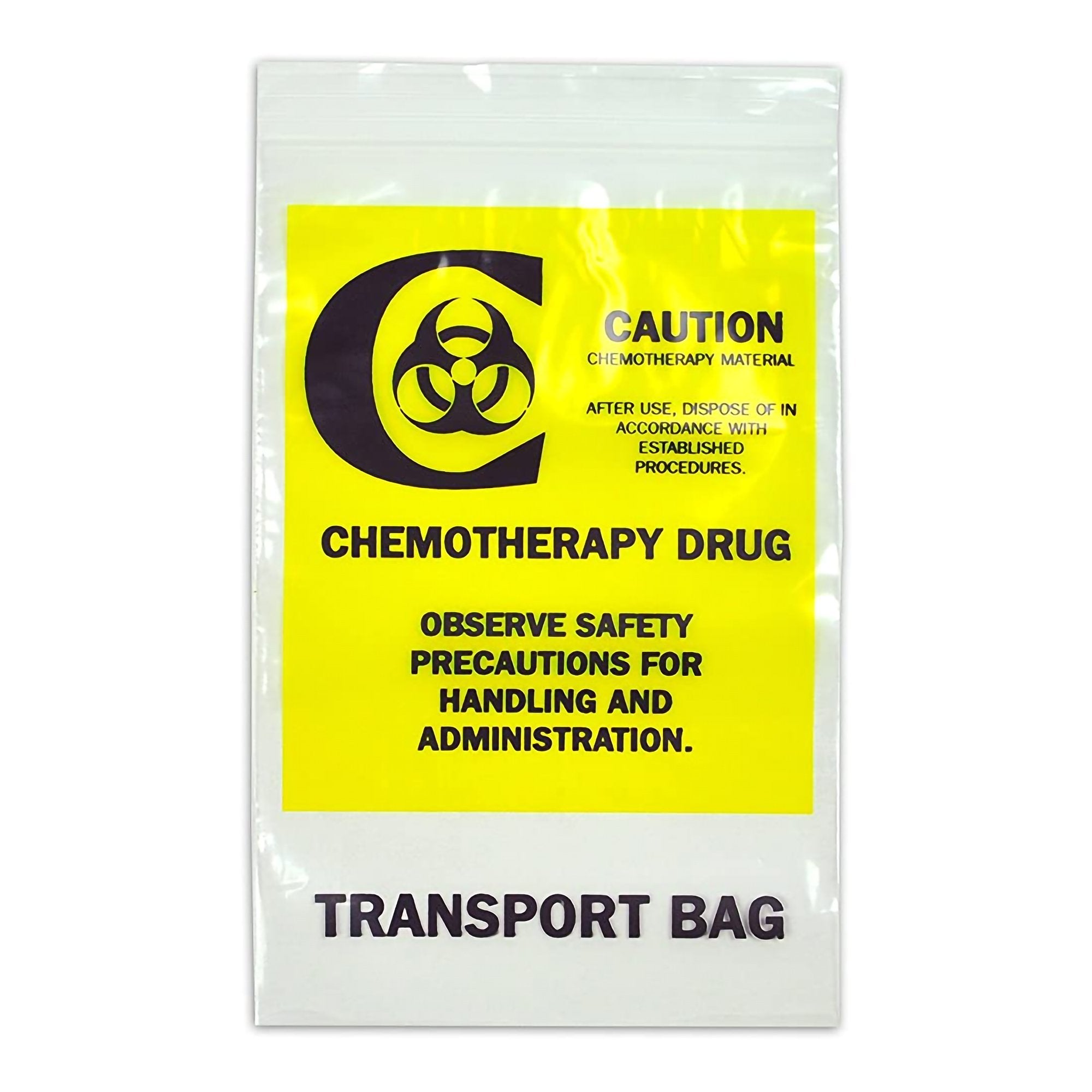 Elkay Plastics Chemo Drug Transport Bags -Box of 100