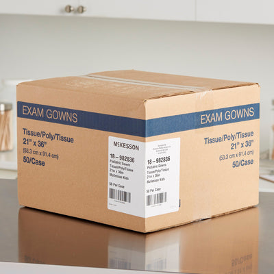 McKesson Pediatric Exam Gown, McKesson KIDS Print -Case of 50