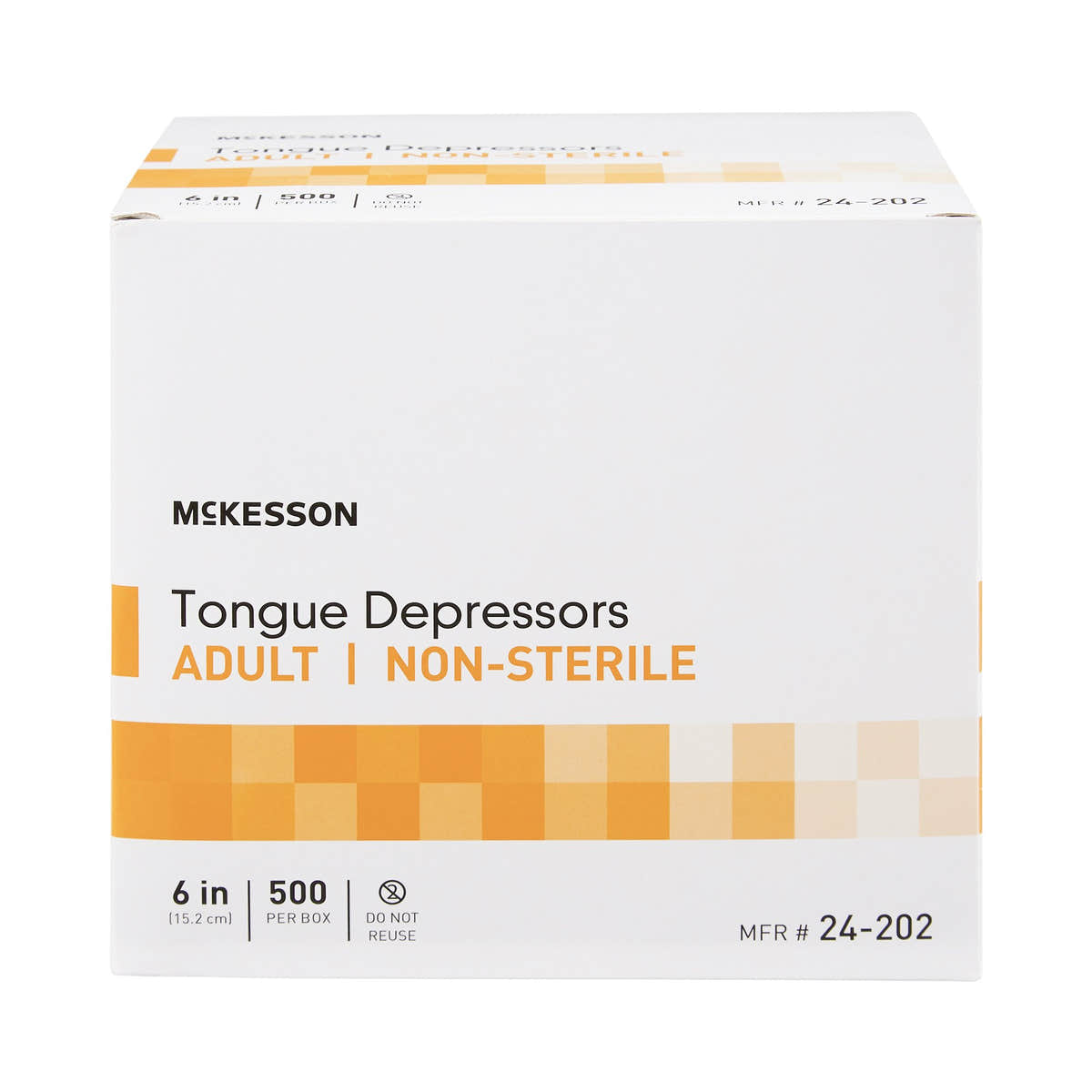 McKesson Tongue Depressor, Senior Wide Blade -Case of 10