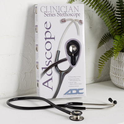 Adscope 603 Classic Stethoscope, Black -Each