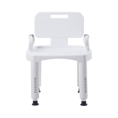 McKesson Removable Arm Rail Plastic Removable Back Bath Bench, 20½ Inch Width -Case of 4