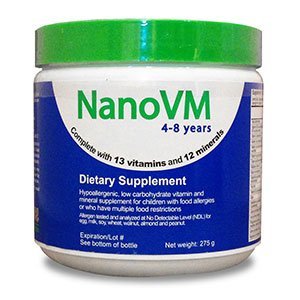 NanoVM Pediatric Oral Supplement 4-8 Years, 275 Gram Can -Each