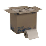 Pacific Blue Basic Brown Paper Towel, 7-7/8 Inch x 350 Foot, 12 Rolls per Case -Case of 12