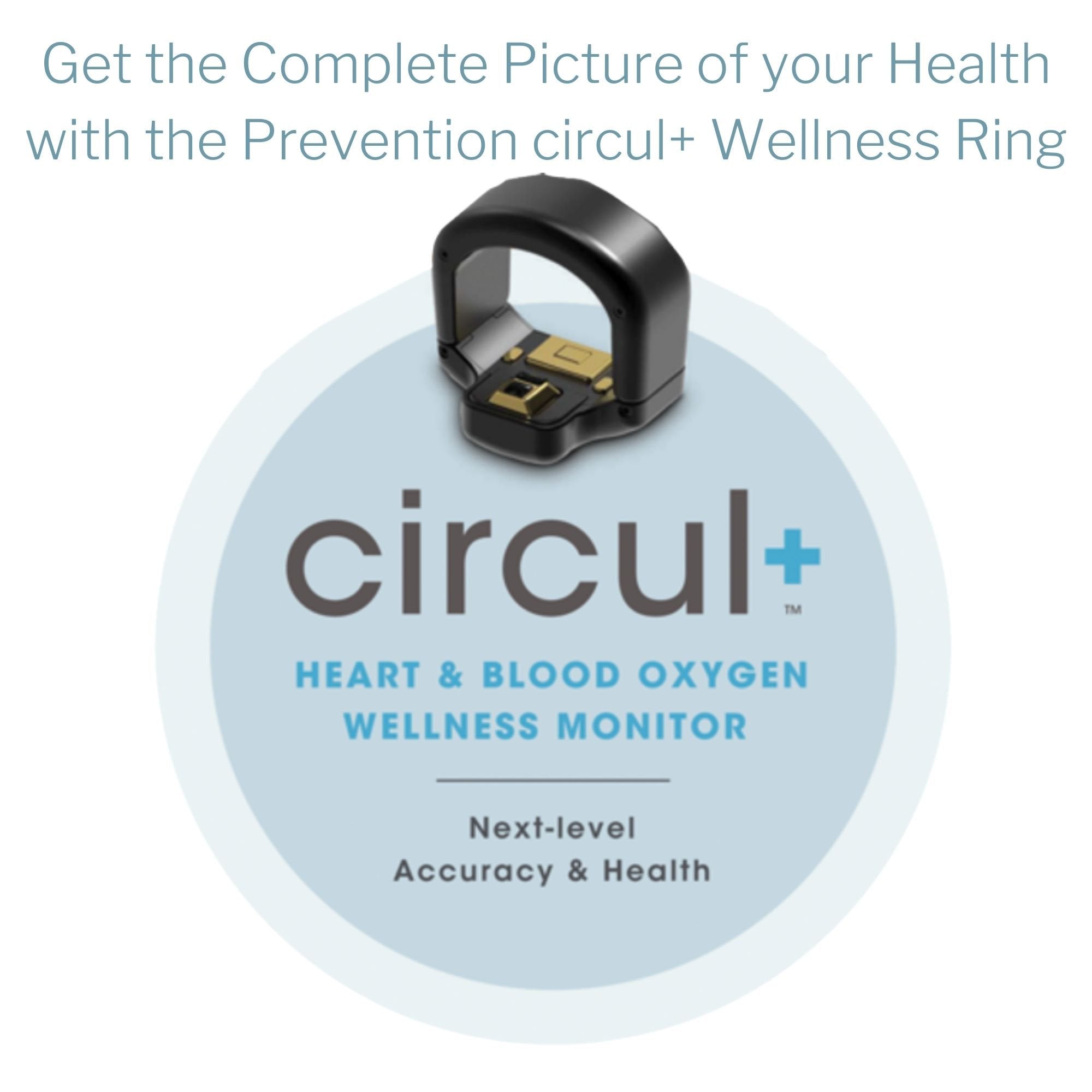 Prevention circul+ Wellness Monitor Ring, Large -Each