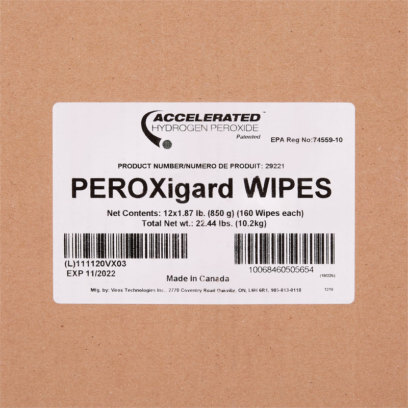 McKesson Hydrogen Peroxide Surface Disinfectant Wipes -Can of 160