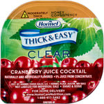 Thick & Easy Clear Honey Consistency Thickened Beverage, Cranberry Juice, 4 oz. Cup -Case of 24