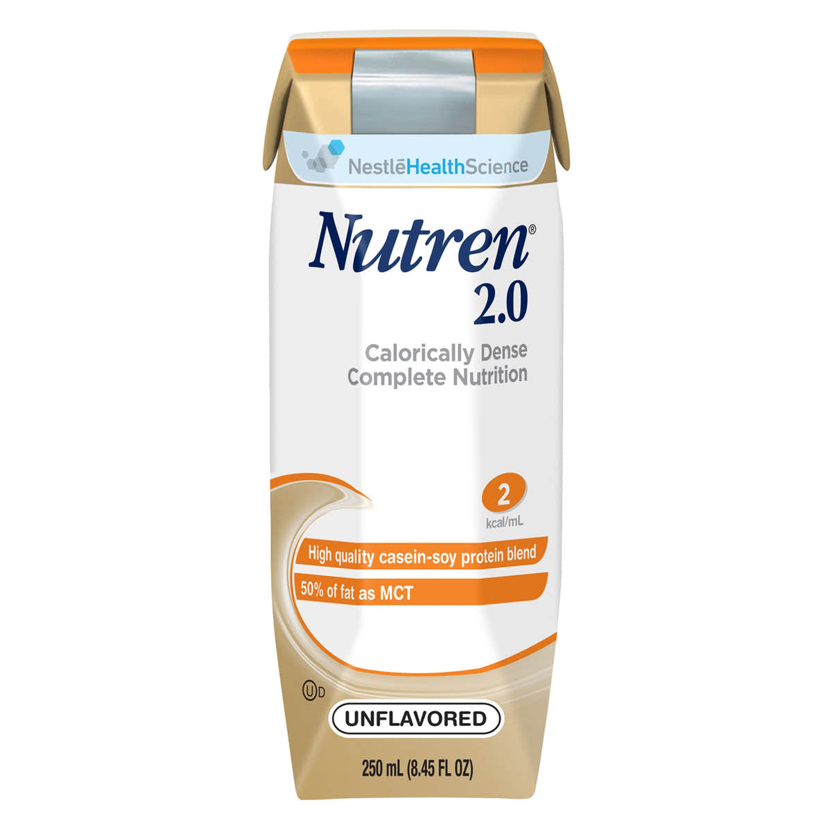 Nutren 2.0 Ready to Use Tube Feeding Formula, 8.45 oz. Carton -Case of 24