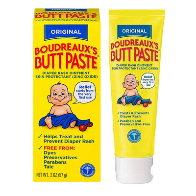 Boudreaux's Original Butt Paste Diaper Rash Treatment (2 oz. Tube / Each)