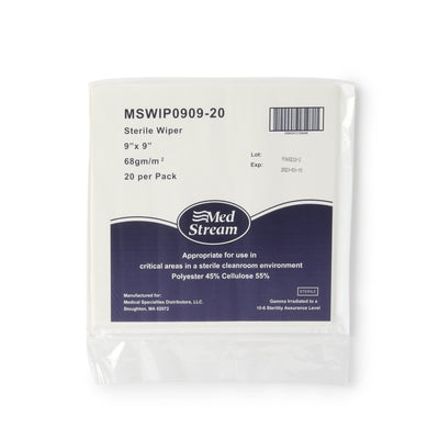 McKesson Cleanroom Wipes, 9 X 9 Inch -Bag of 15